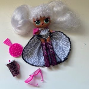 1 LOL Surprise JK Diva Mini OMG Fashion Doll Real Hair Lady Lot